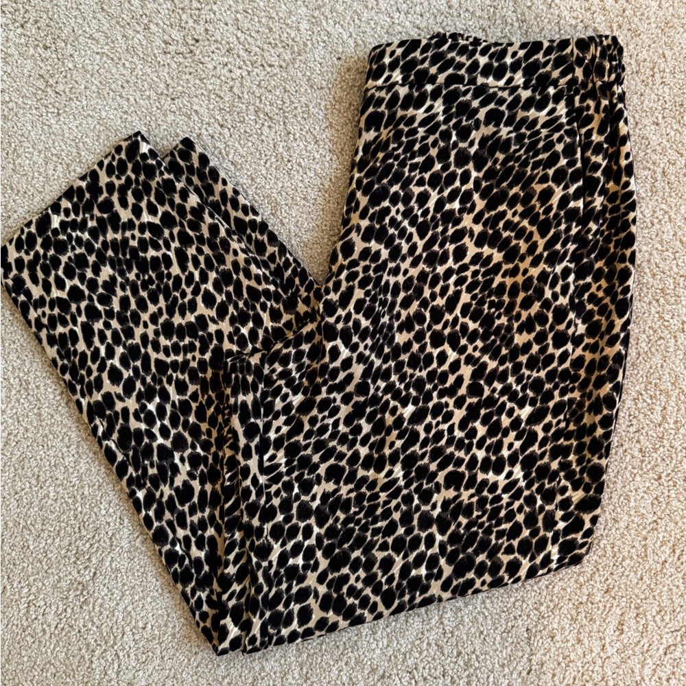 J. Crew Animal Print Pants